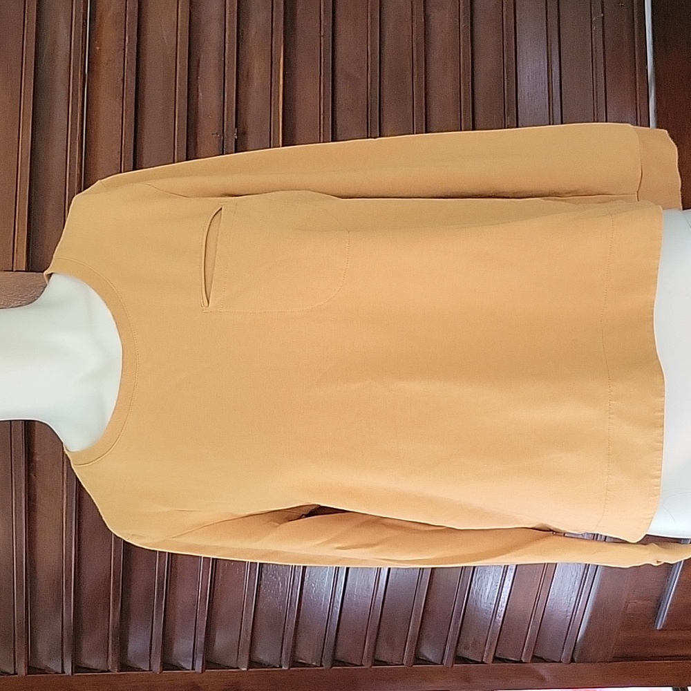 Cuyana Tan Long Sleeve Tee